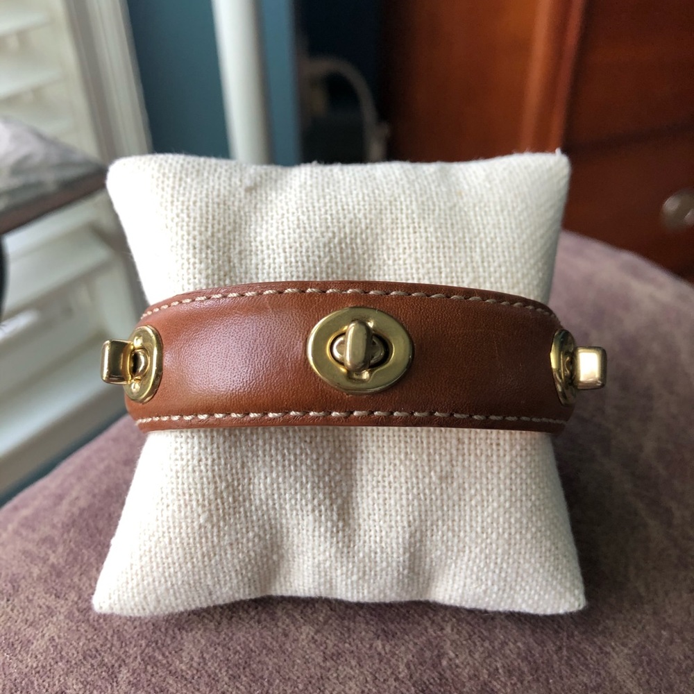 Coach Leather Bracelet
